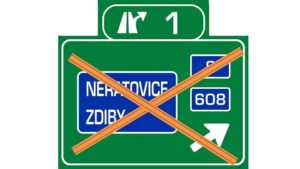 Exit 1 na D8 ve směru Praha bude uzavřen